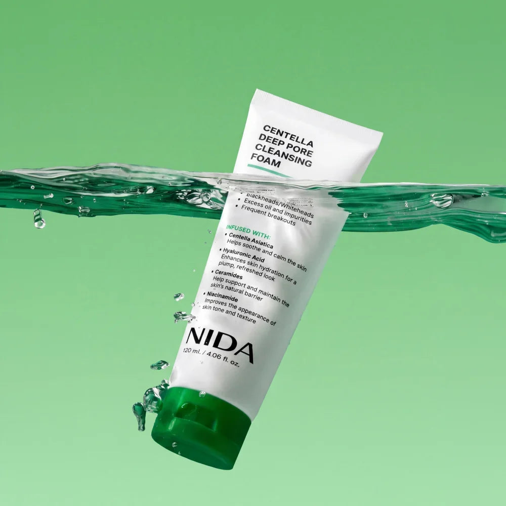 NIDA Centella Deep Pore Cleansing Foam 120ml