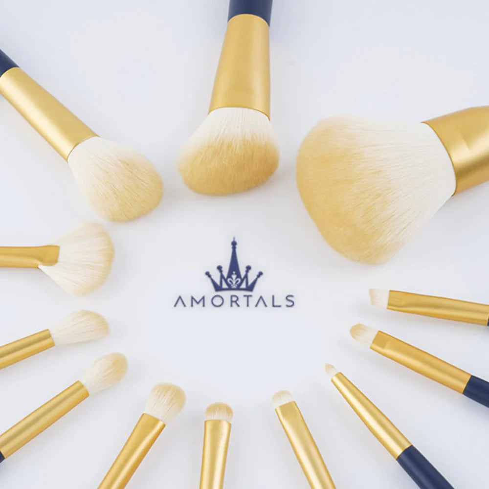 AMORTALS Professional Makeup Brush Set 12pcs