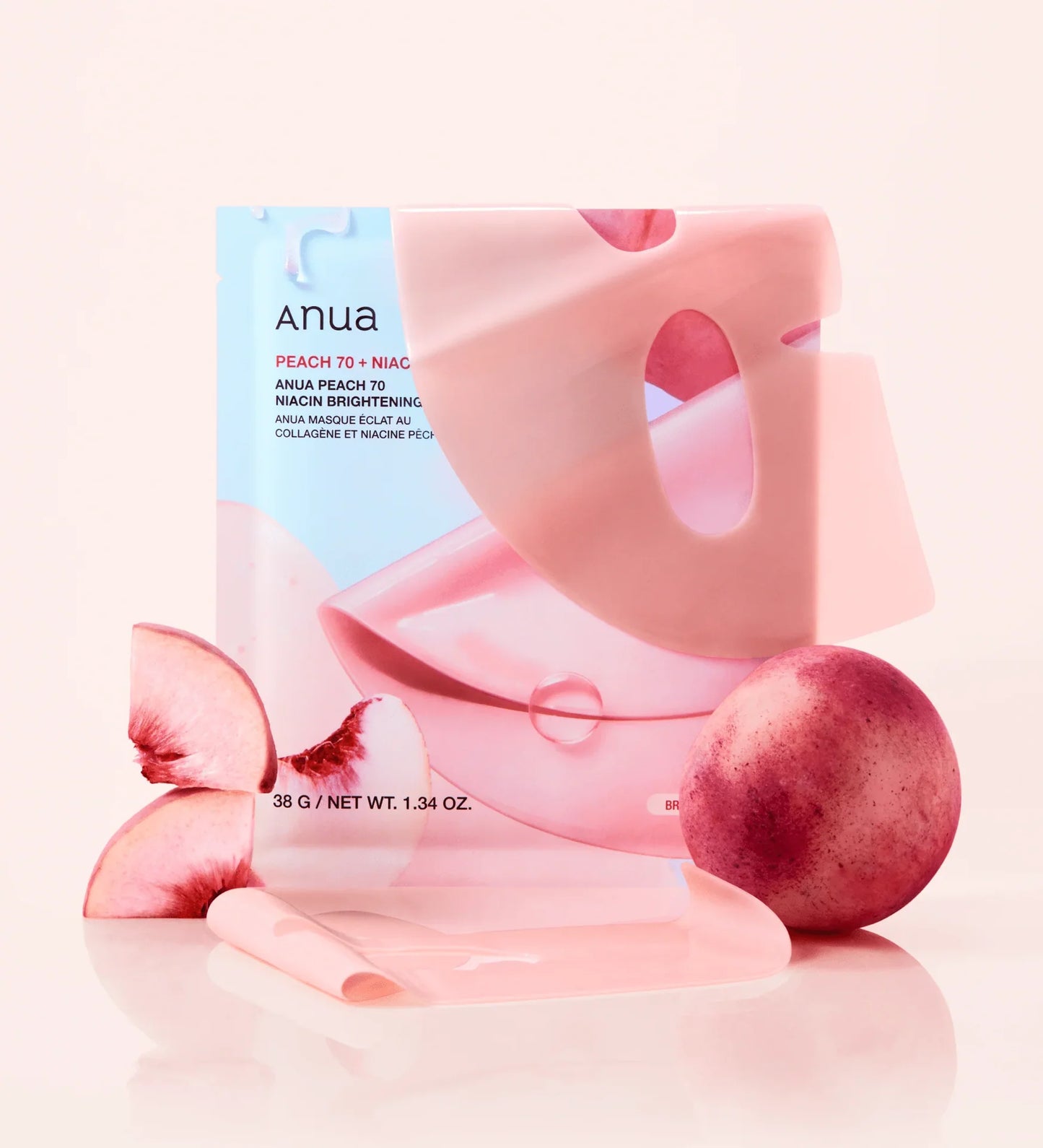 Anua - Collagen Mask Set (Peach 70 Niacin Brightening)
