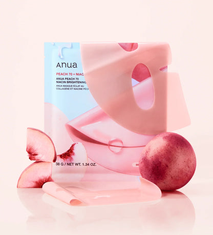 Anua - Collagen Mask Set (Peach 70 Niacin Brightening)