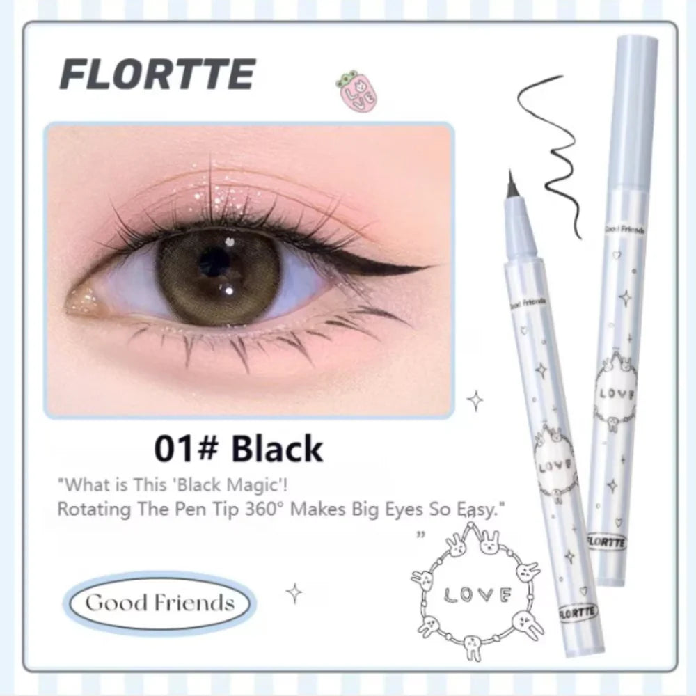 FLORTTE Club Series 360 Flexible Liquid Eyeliner