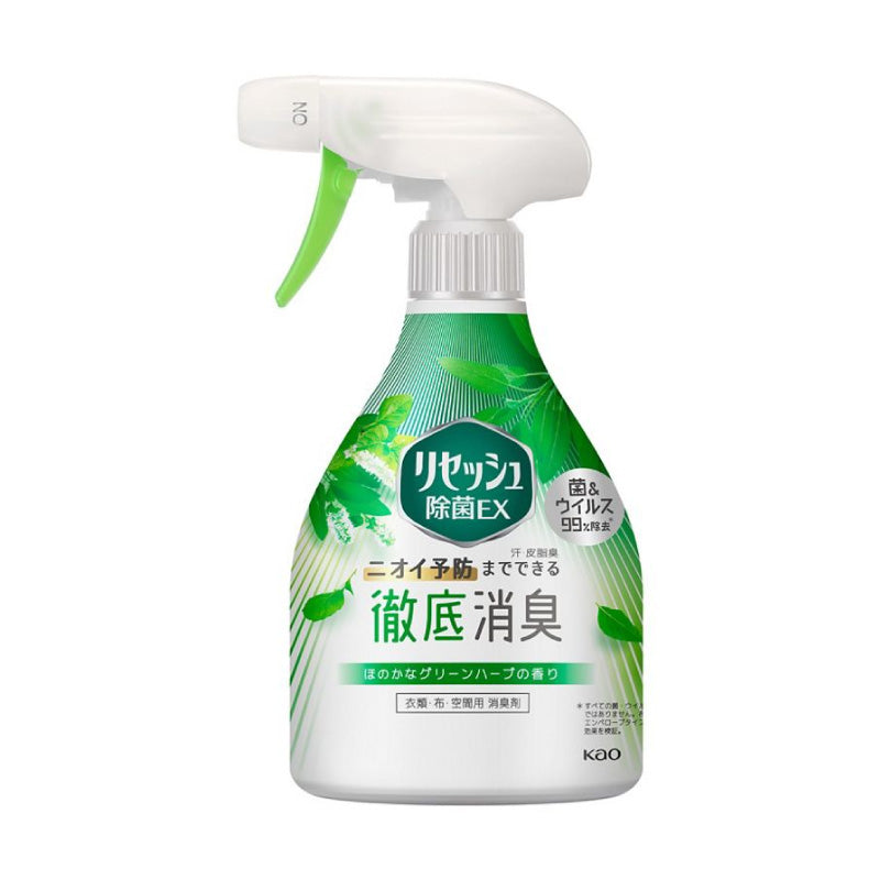 KAO Resesh Antibacterial Fabric & Room Spray Green Herb 370ml