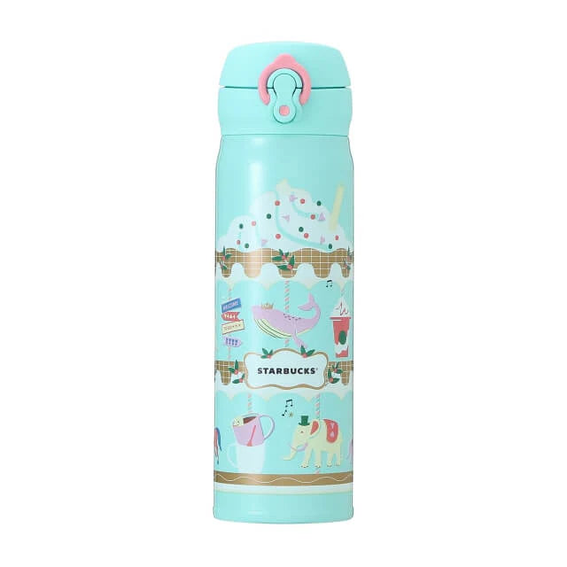 STARBUCKS 25th Anniversary Thermal Bottle Blue 500ml
