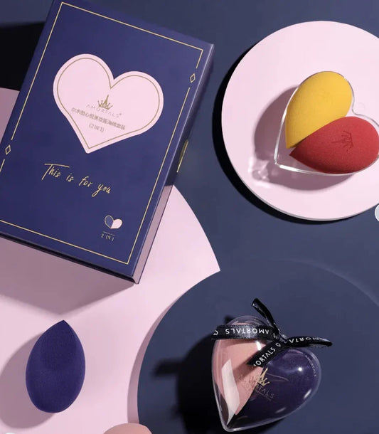 Amortals Beauty Egg Sponge Set – 2-Piece