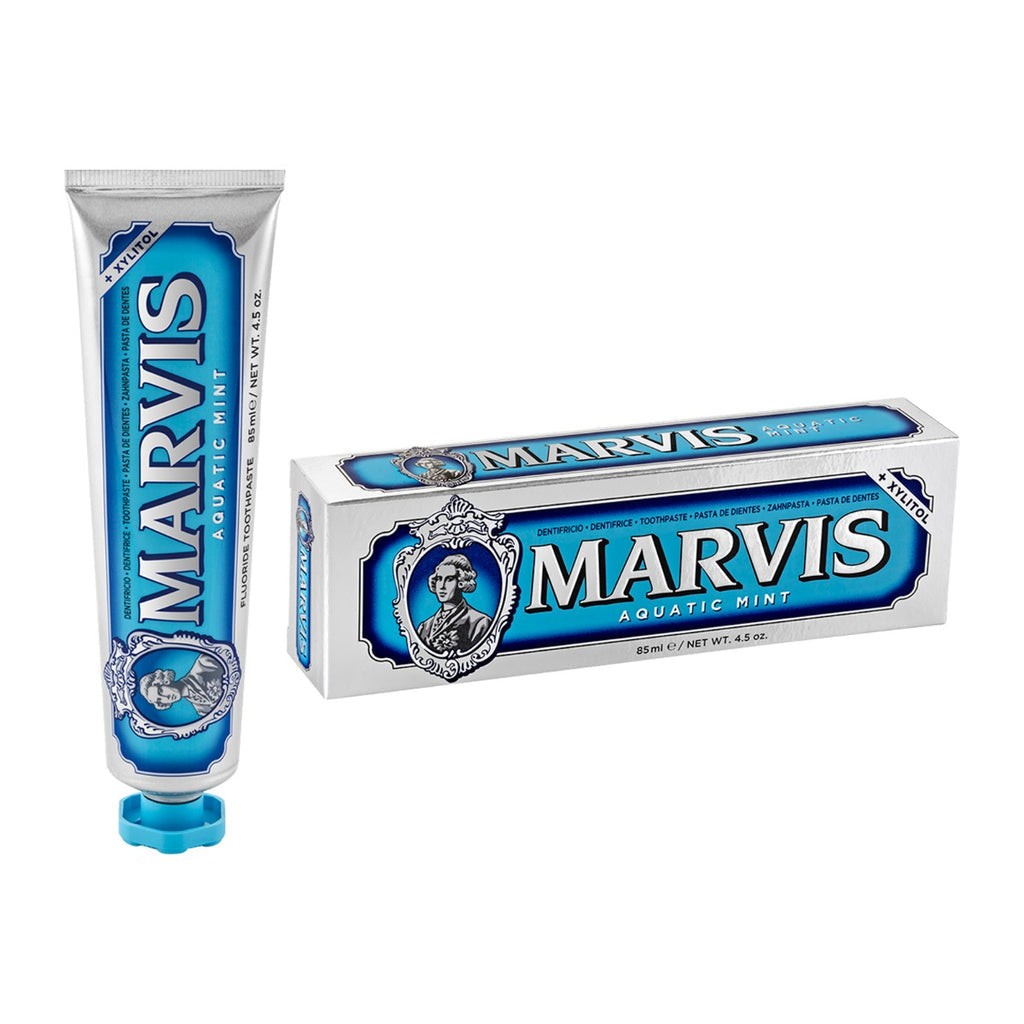 Marvis Aquatic Mint Toothpaste 85ml(MARVIS 海洋薄荷牙膏 蓝色85ML