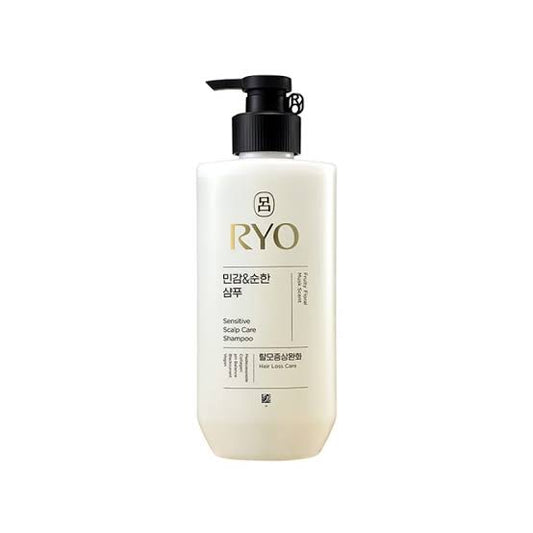 Ryo Sensitive Scalp Care Shampoo 480ml（吕（白）敏感头皮护理洗发水 480ml