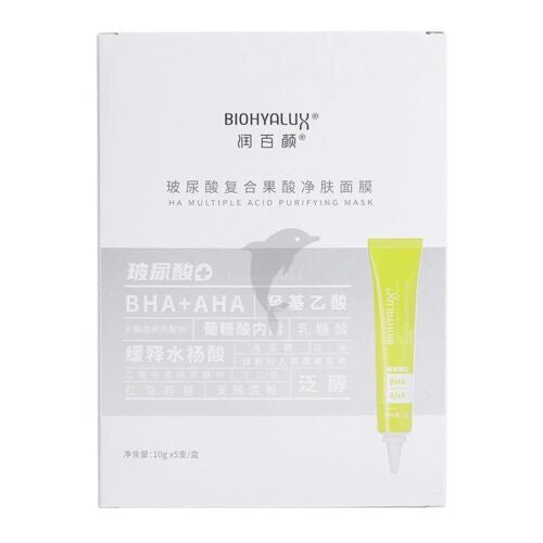 BIOHYALUX HA MULTIPLE ACID PURIFYING MASK 5PCS