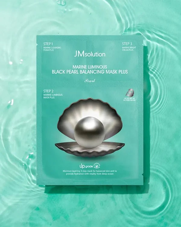 JM SOLUTION Black Pearl Three-Step Mask
