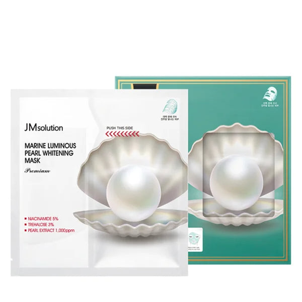 JMSOLUTION Marine Pearl Moisture Mask 33ml x 5pcs