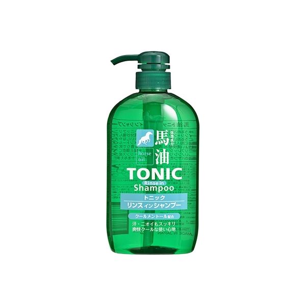 KUMANOYUSHI KUMANO Oil Silicone-Free Anti-Dandruff Shampoo 600ML(熊野油脂 马油无硅油去屑洗发水 600ml