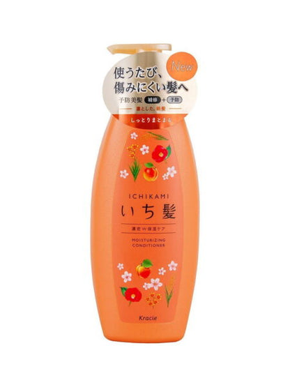 ICHIKAMI Moisturizing Shampoo Conditioner Set 480ml + 480g