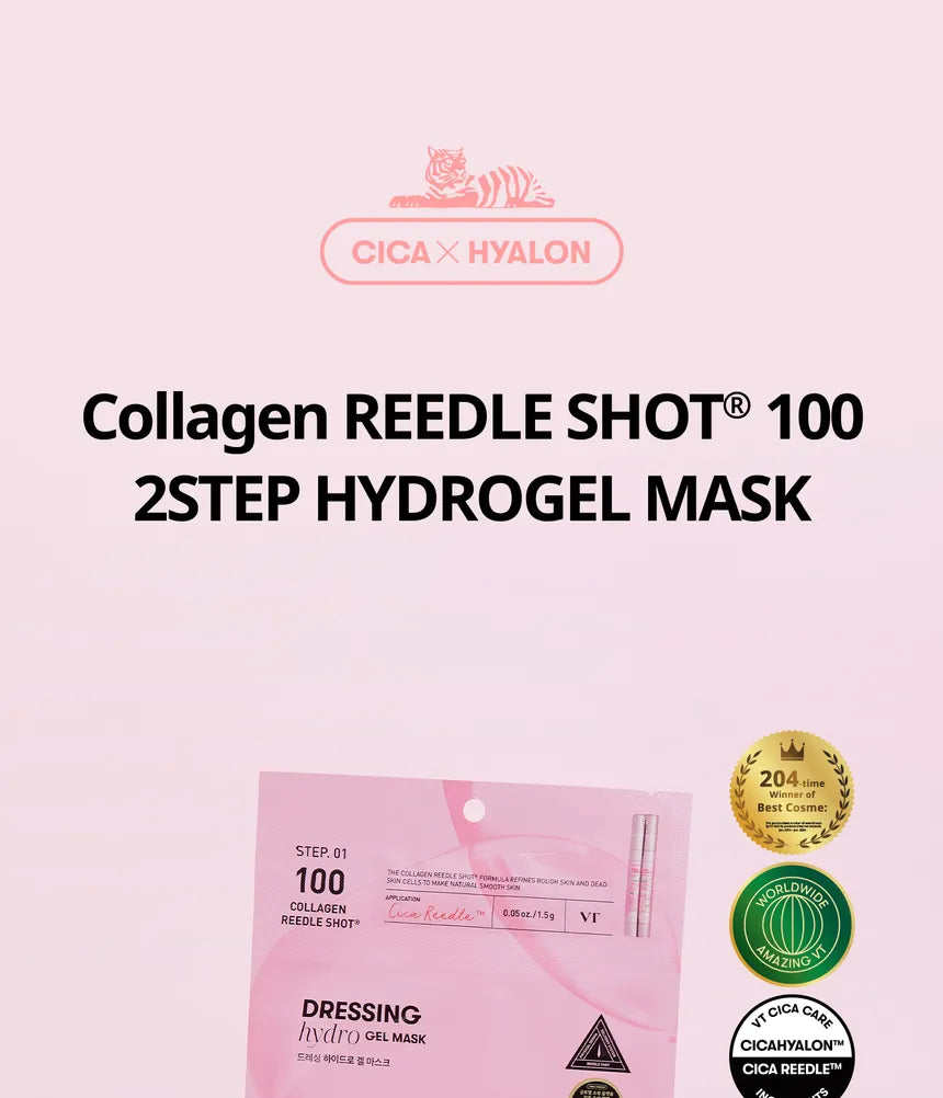 VT Cosmetics - Collagen Reedle shot 100 2-Step Hydrogel Mask