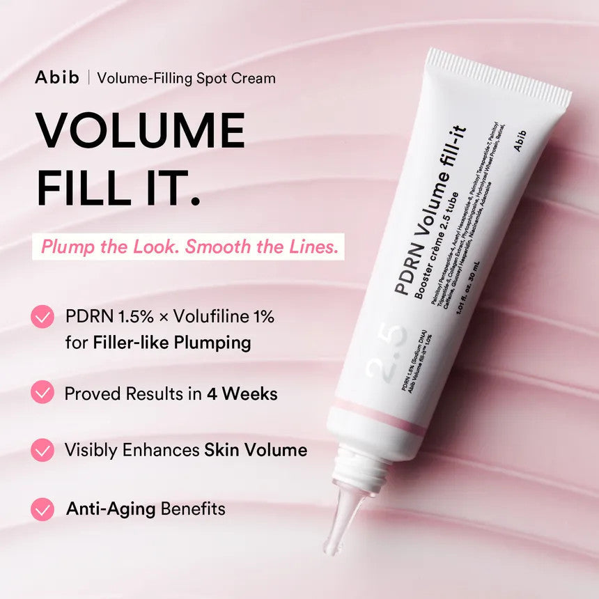 Abib - PDRN Volume Fill-it Booster Crème 2.5 Tube 30ml