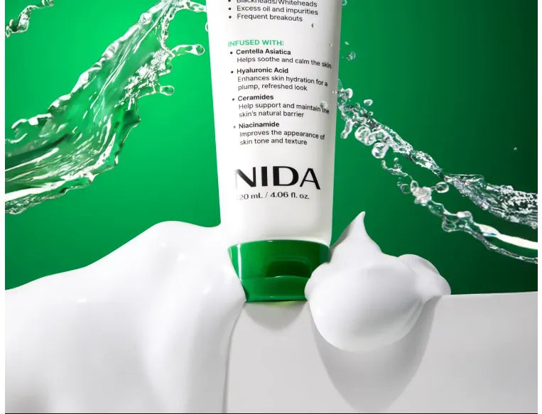 NIDA Centella Deep Pore Cleansing Foam 120ml