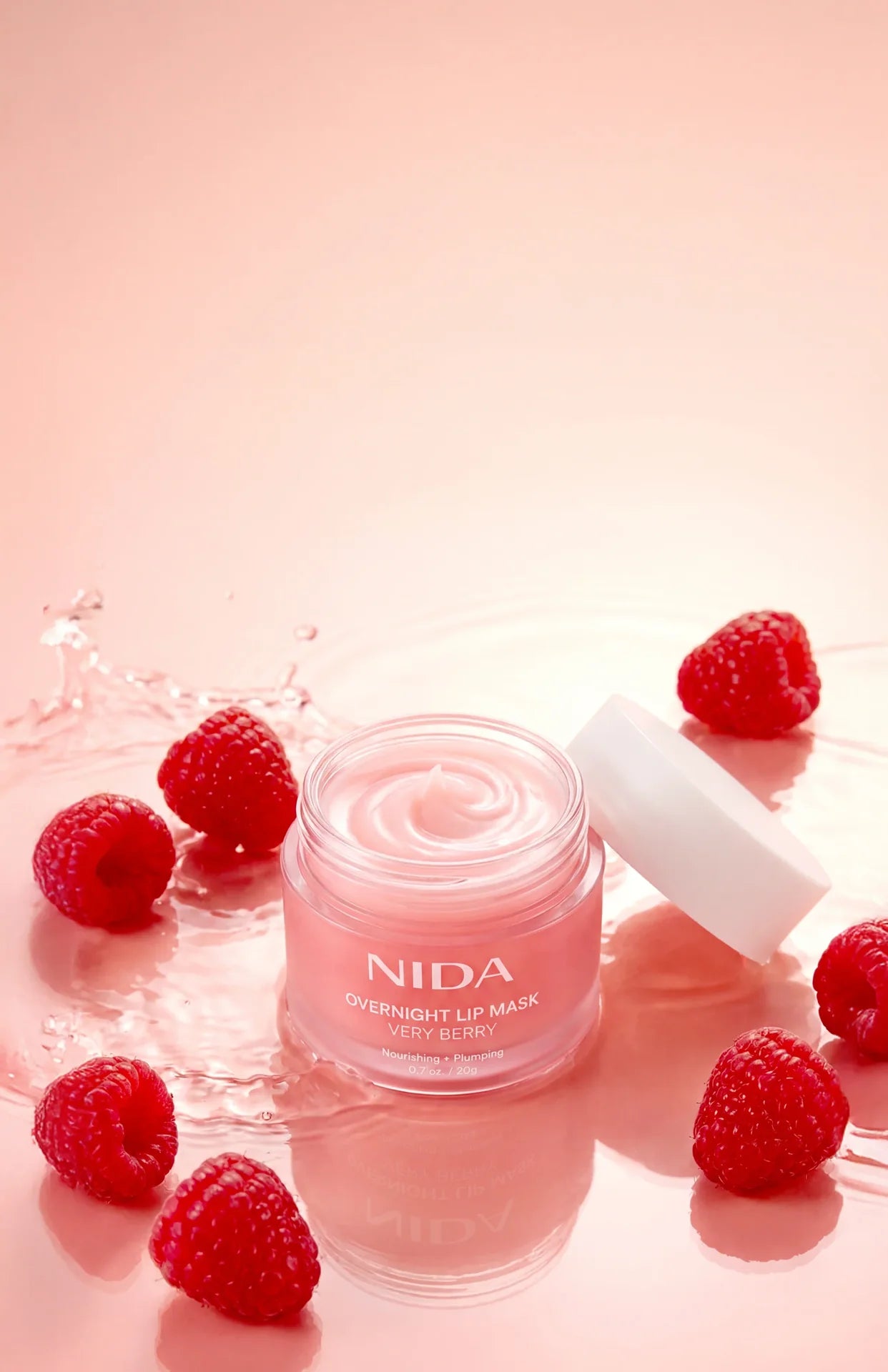 NIDA Overnight Lip Mask Very Berry 20g
