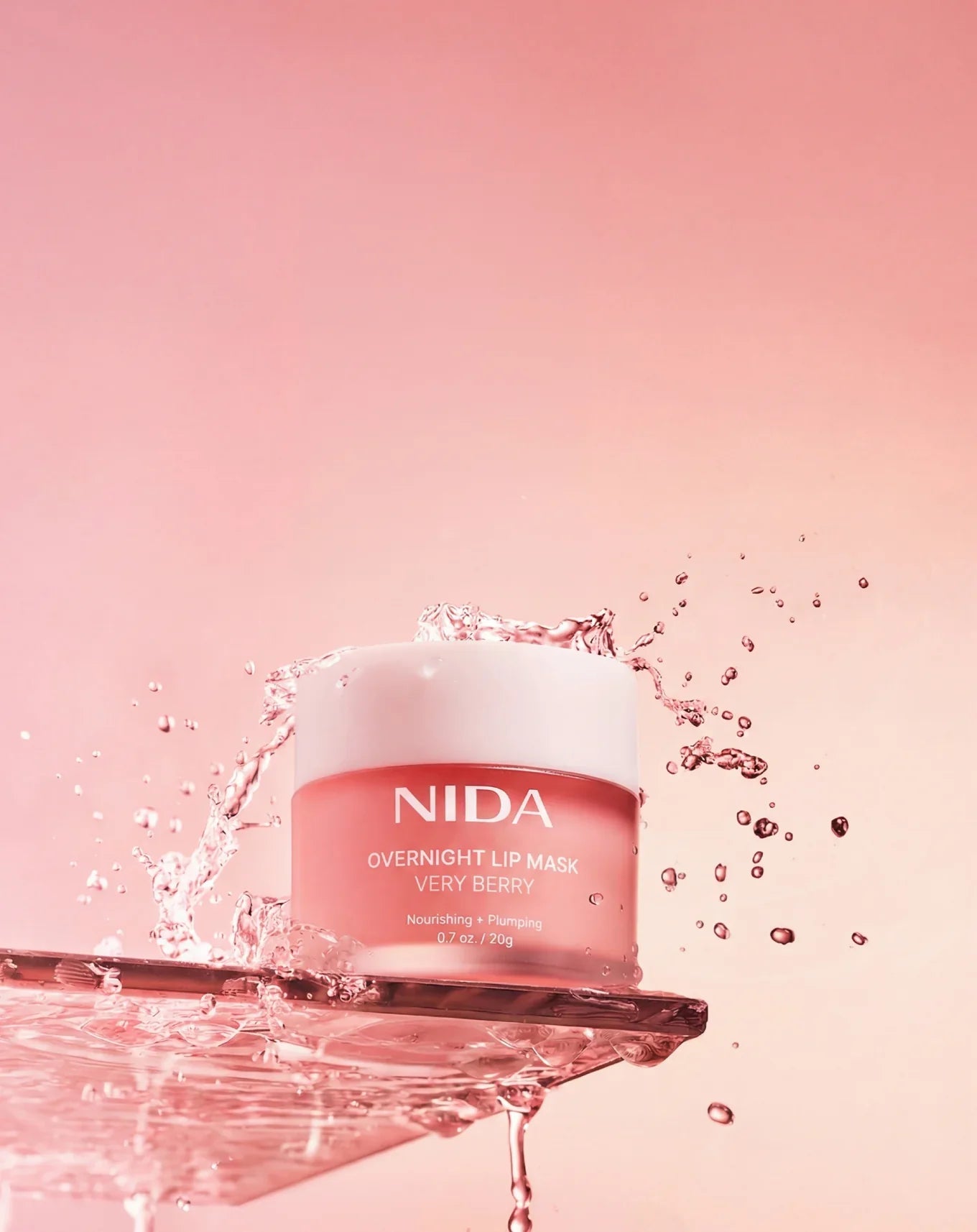 NIDA Overnight Lip Mask Very Berry 20g