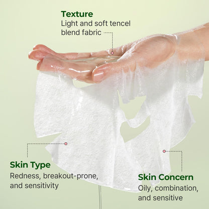 Torreden Green Centella facial mask 10 pieces