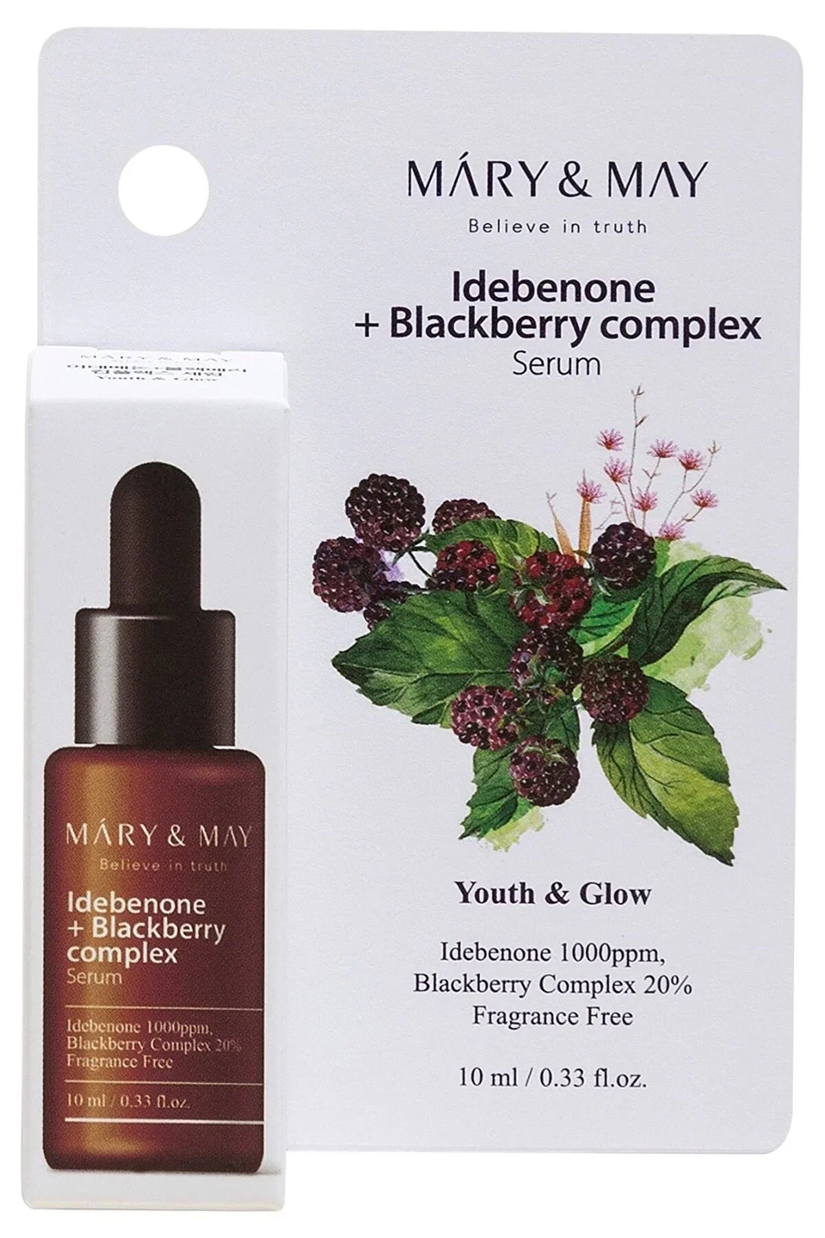 Mary & May - Idebenone + Blackberry Complex Serum 10ml