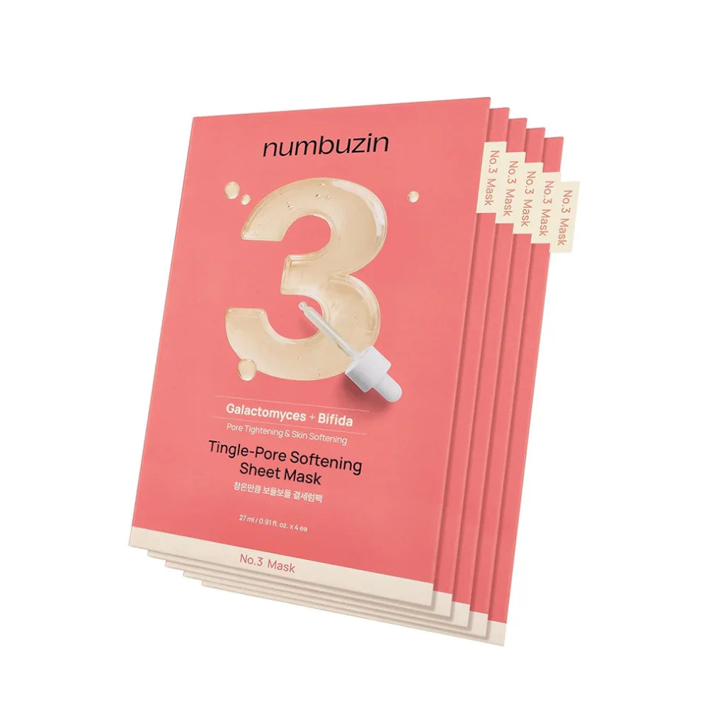 Numbuzin - No.3 Tingle-Pore Softening Sheet Mask