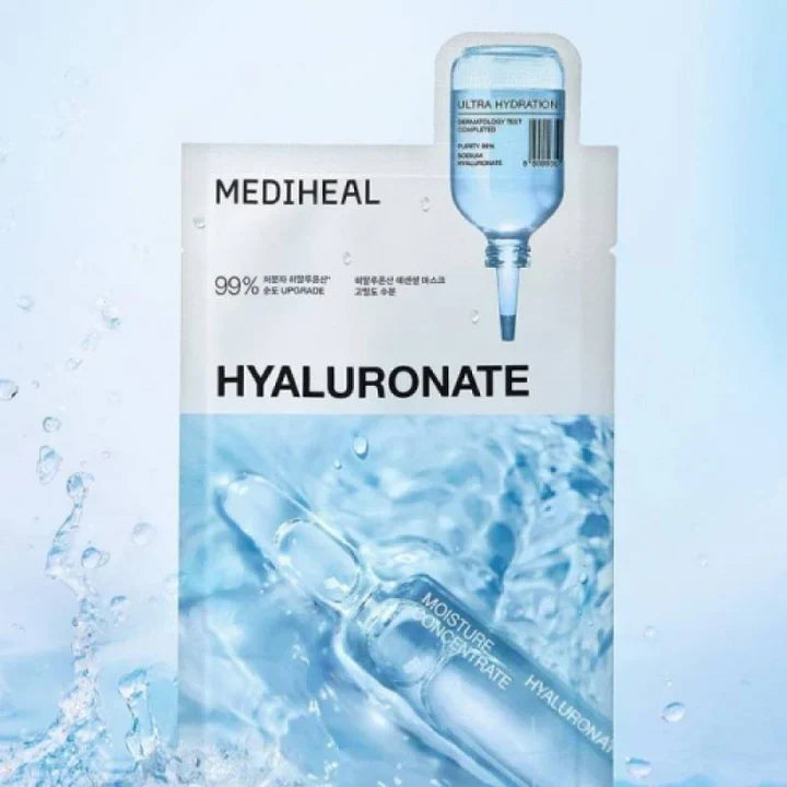 MEDIHEAL Hyaluronate Essential Mask Ultra Hydration 24ml x 10 pcs