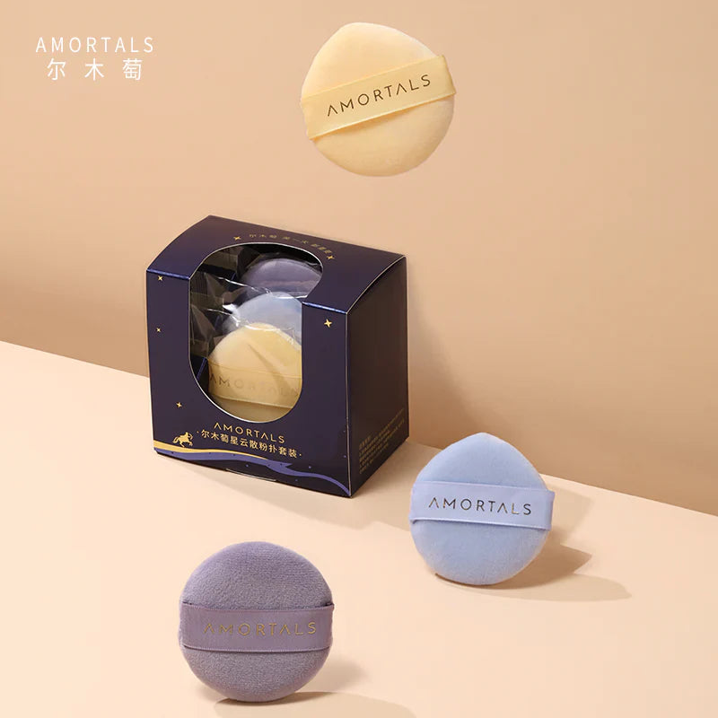 AMORTALS Nebula Loose Powder Puff Large 3pcs