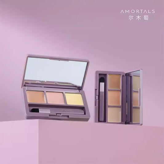 Amortals Radiance 3-Color Concealer Palette – 01