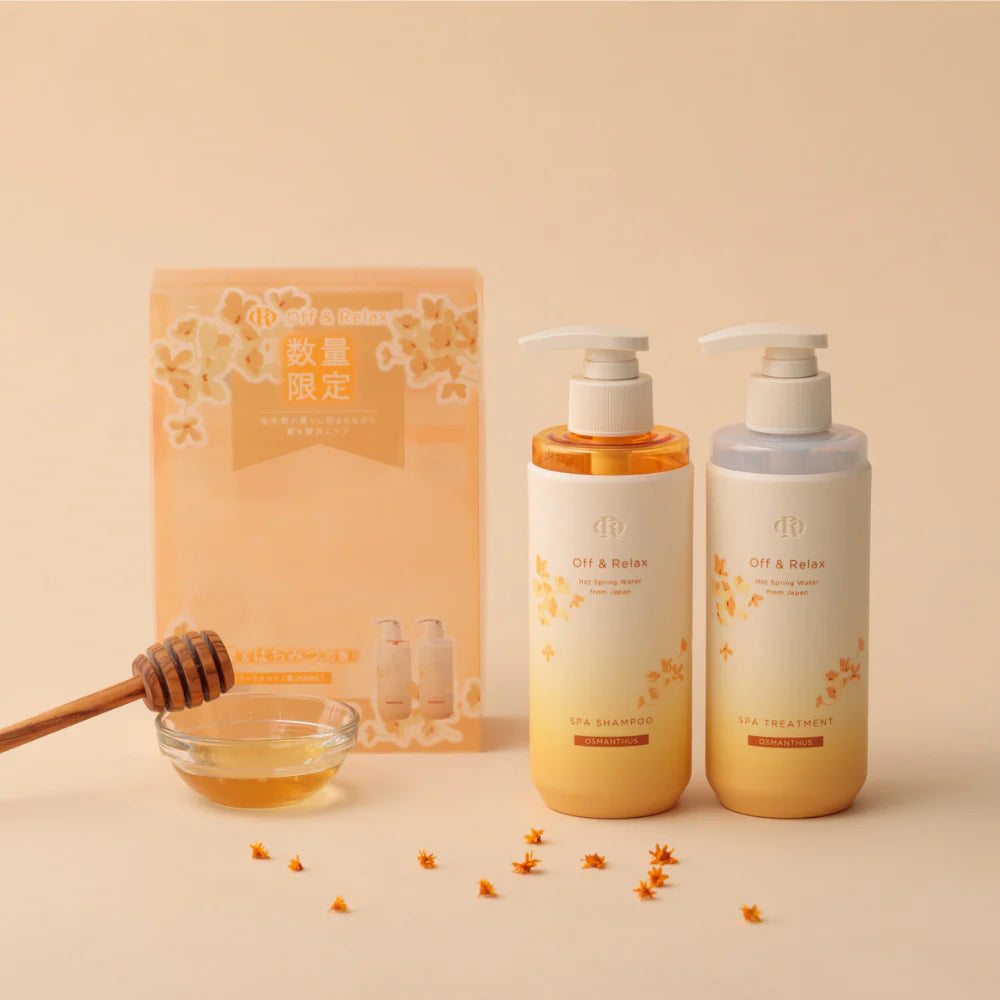OFF & RELAX Osmanthus Limited Edition Shampoo & Treatment Set 260ml × 2