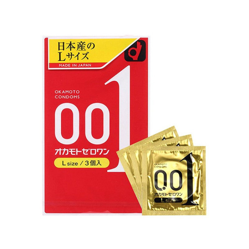 OKAMOTO 001 Zero One Large Size Condoms 3pcs