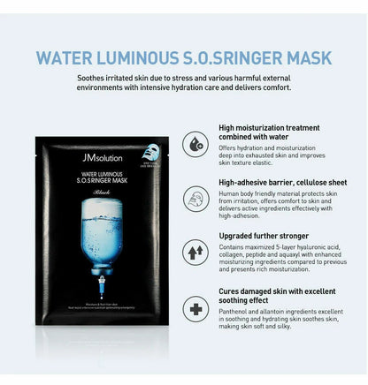 JM Solution Water Luminous S.O.S Ringer Mask 5PCS