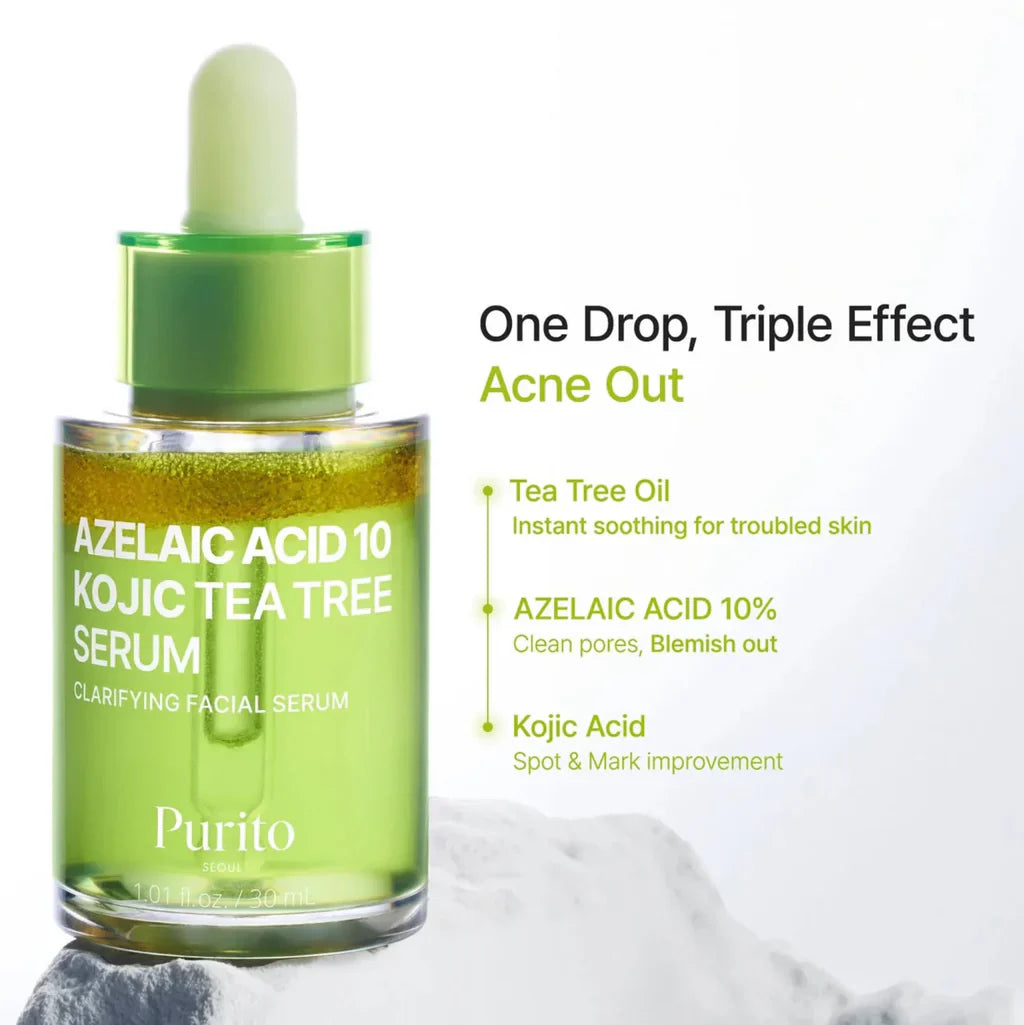 Purito SEOUL - Azelaic Acid 10 Kojic Tea Tree Serum 30ml