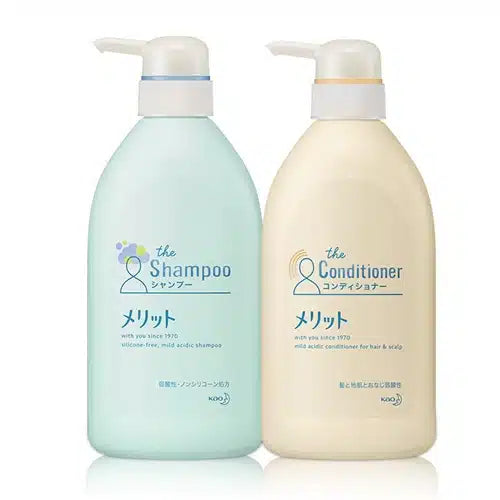 Kao Merit Silicone-Free Weak Acid Shampoo & Conditioner