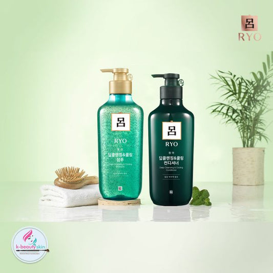 Ryo Deep Cleansing & Cooling Shampoo & Conditioner 480ml