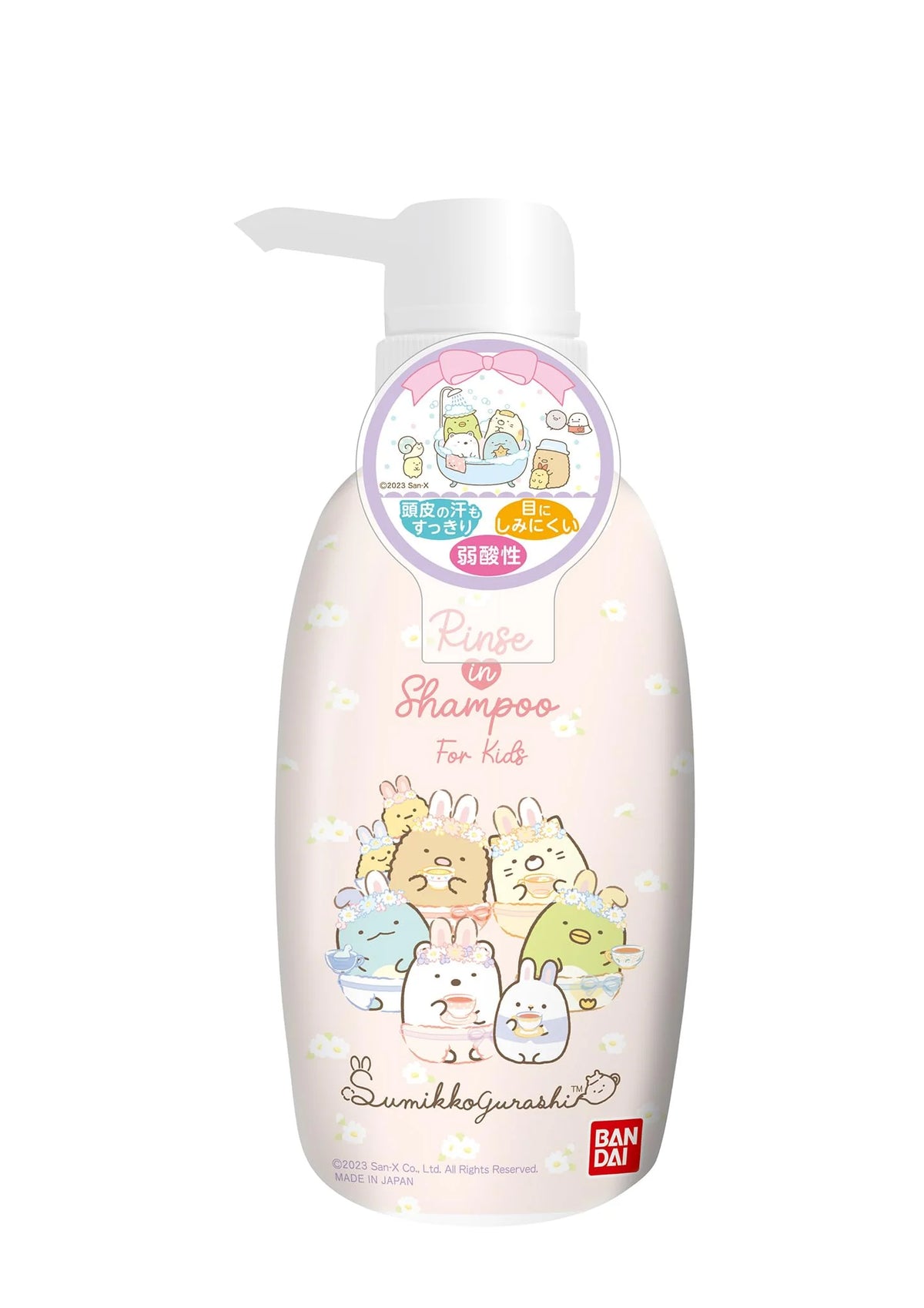 BANDAI Sumikko Gurashi Kids 2-in-1 Shampoo & Conditioner Fruity Soap 300ml