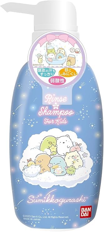 BANDAI Sumikko Gurashi Kids 2-in-1 Shampoo & Conditioner Fruity Soap 300ml