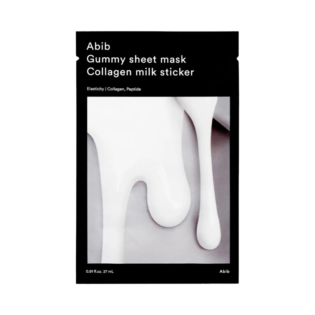 Abib - Gummy Sheet Mask Collagen Milk Sticker 27ml