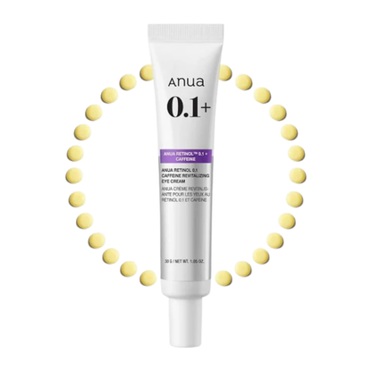 Anua - Retinol 0.1 + Caffeine Revitalizing Eye Cream 30g