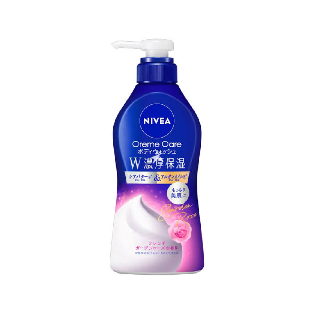 NIVEA Double Rich Moisturising Body Wash Rose 460ml