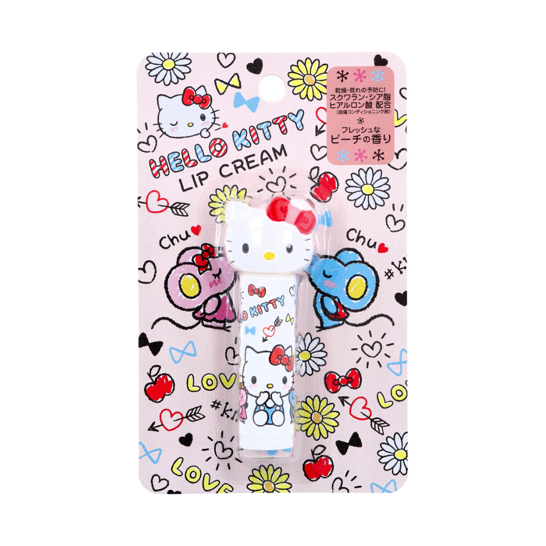 PIERAS Sanrio Hello Kitty Lip Cream Peach 4g