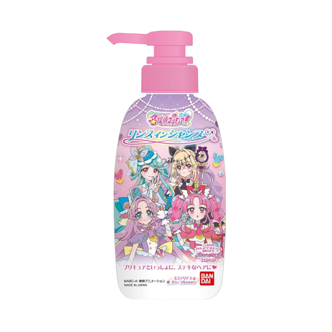 BANDAI Detective Precure Kids 2-in-1 Shampoo & Conditioner Mysterious Floral 300ml