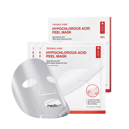 MEDICUBE Hypochlorous Acid Peel Mask Set 13ml x 3 Sheets