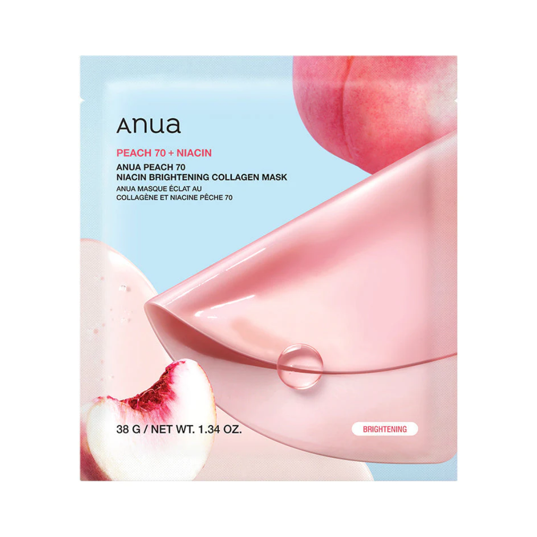 Anua - Collagen Mask Set (Peach 70 Niacin Brightening)