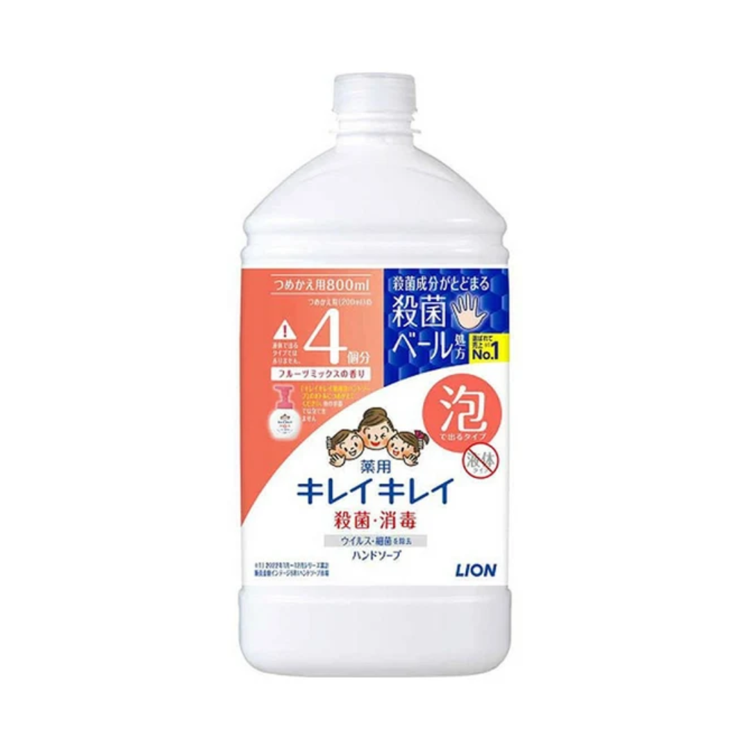 LION Kirei Kirei Fruit Mix Hand Soap Refill 800ml