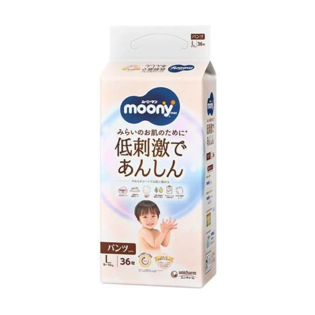 MOONY Natural Pants L 36pcs (9-14KG)