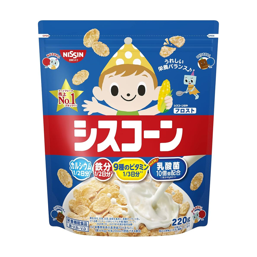 NISSIN CISCO Ciscorn Frost Corn Flakes 220g
