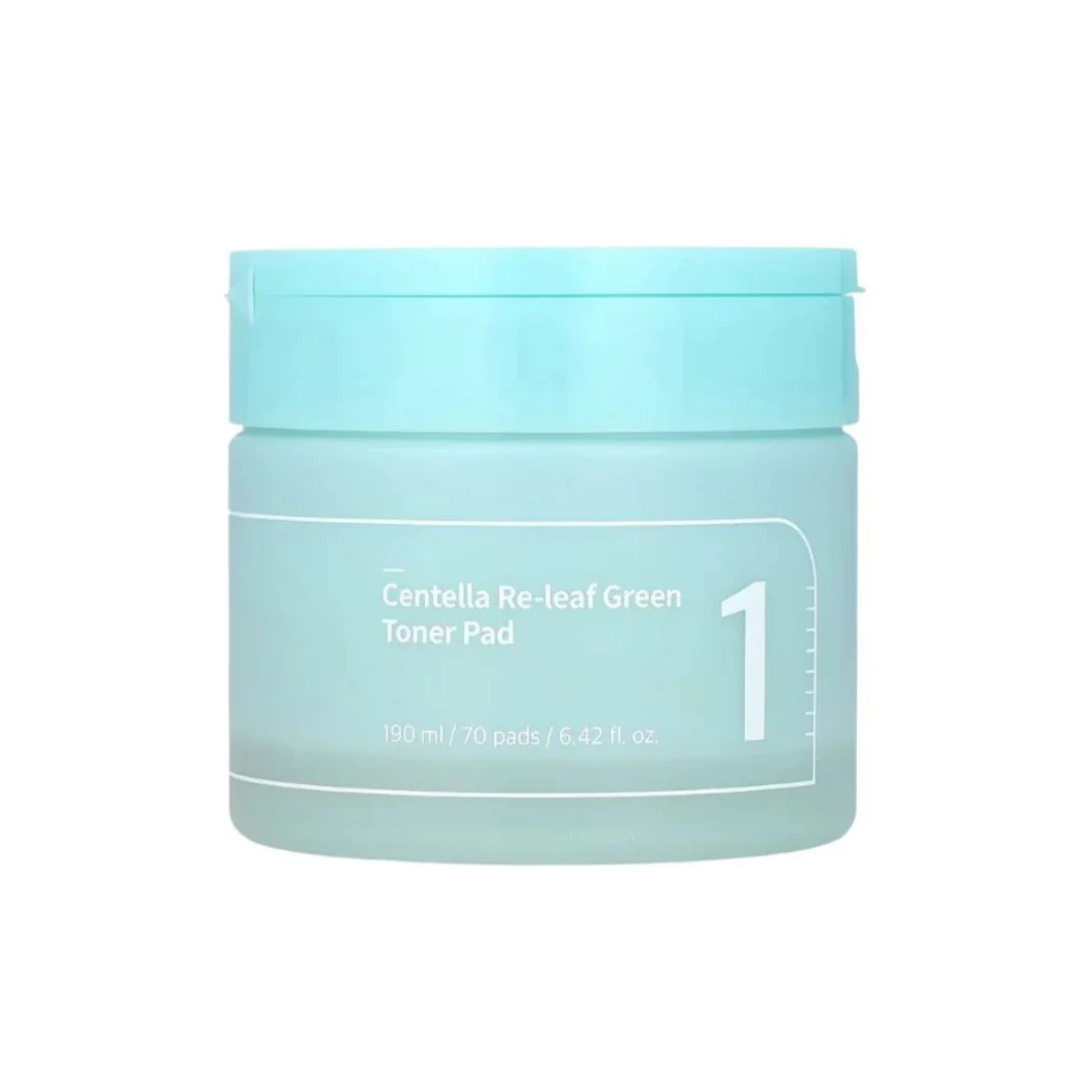 Numbuzin - No.1 Centella Re-Leaf Green Toner Pad 190ml (70 Pads)