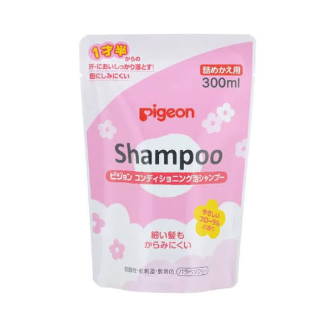 PIGEON Conditioning Foam Shampoo Floral Refill 300ml
