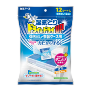 Hakugen Earth Dry & Dry UP Drawer & Clothing Case Dehumidifier Sheets 12pcs