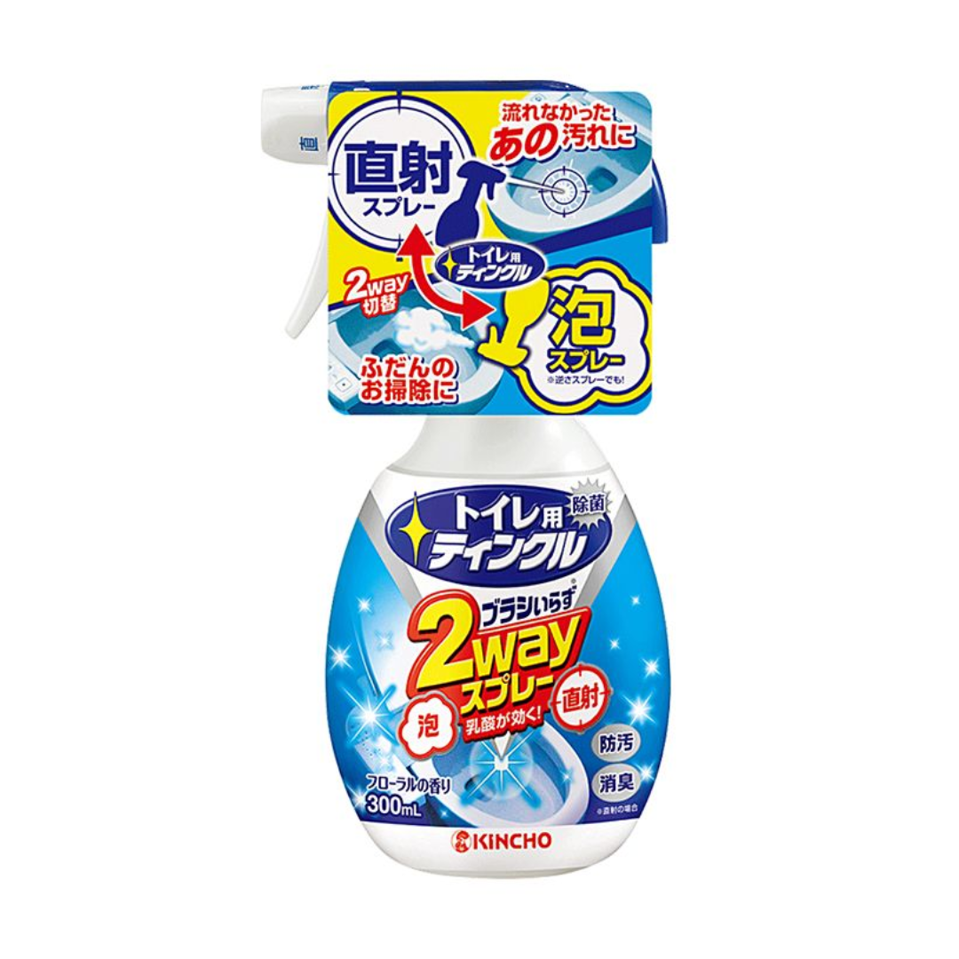 KINCHO Twinkle Toilet Cleaner 2-Way Spray 300ml