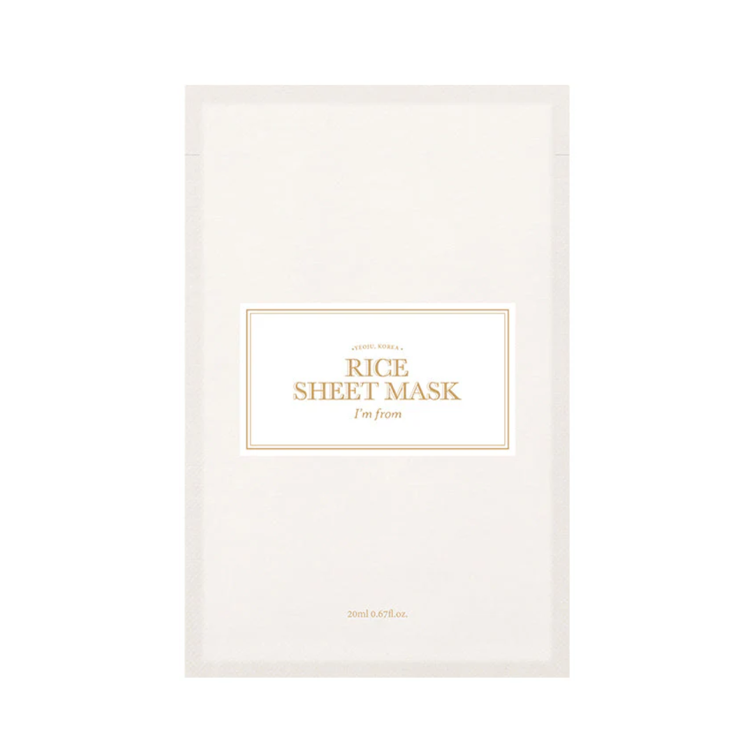 I'm From - Rice Sheet Mask 1pc