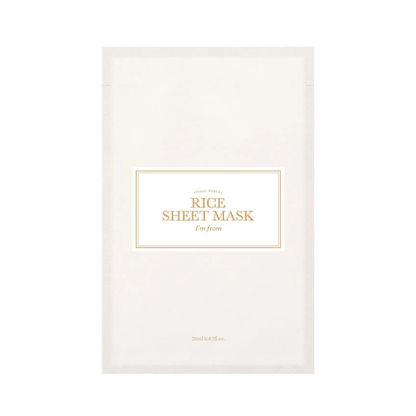 I'm From - Rice Sheet Mask 1pc